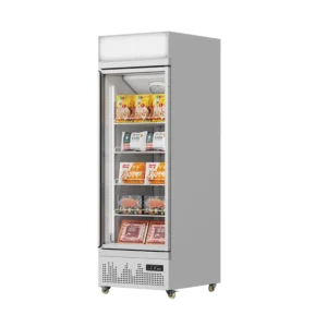 Showcase Freezer White (Top Lightbox, Downmounted Compressor)（1 Door）
