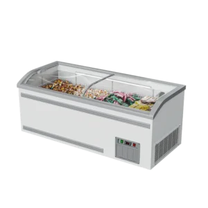Island Freezer White A-sliding