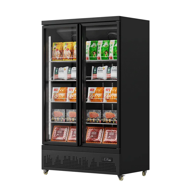 Showcase Freezer Black (Downmounted Compressor)(2 Doors)