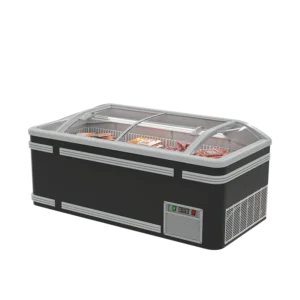 Island Freezer Black A-sliding