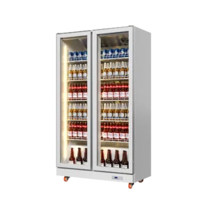 Beverage Fridge White (Full Door Display, Rearmounted Compressor)(2 Doors)
