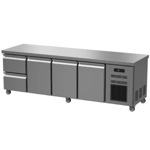 HR4301LC-Restaurant Prep Table Fridge/Mobile Refrigerated Work Station