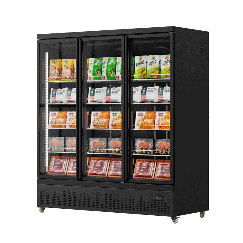 Showcase Freezer Black (Downmounted Compressor)(2 Doors) - Image 3