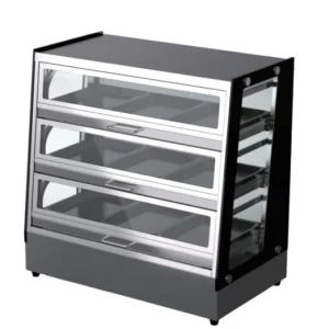 3 Layers Drawer Warmer Display For Pizza