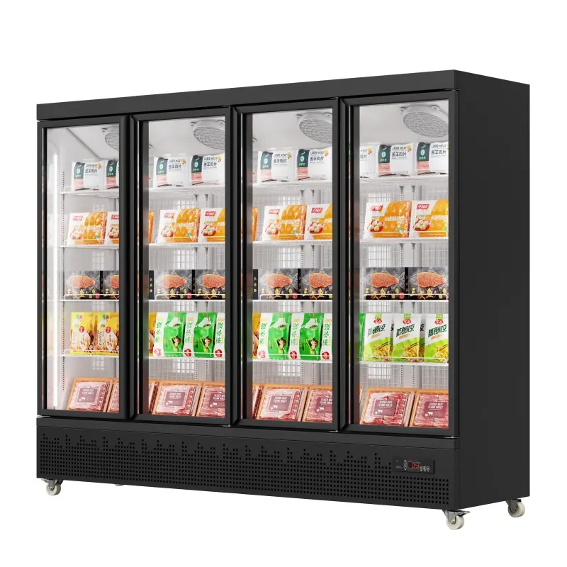 Showcase Freezer Black (Downmounted Compressor)(2 Doors) - Image 4