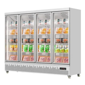 Showcase Freezer White (Downmounted Compressor)（4 Doors）