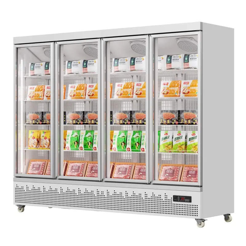 Showcase Freezer White (Downmounted Compressor)(2 Doors) - Image 4