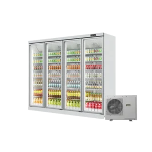HR-2600 Customizable 4 Doors Beverage Refrigeration(External splitter)