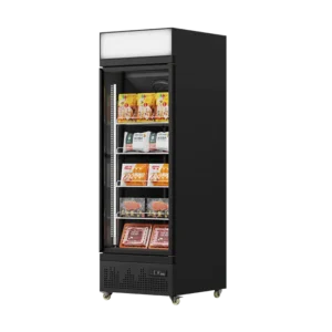 Showcase Freezer Black (Top Lightbox, Downmounted Compressor)（1 Door）