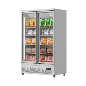 Showcase Freezer White (Downmounted Compressor)（2 Doors）