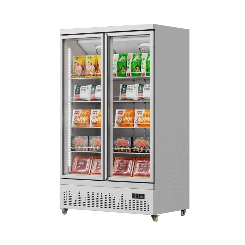 Showcase Freezer White (Downmounted Compressor)(2 Doors)