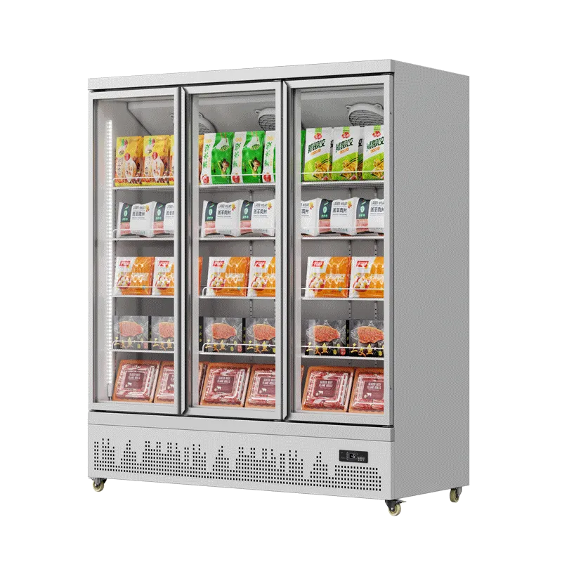 Showcase Freezer White (Downmounted Compressor)(2 Doors) - Image 3