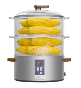 6L Electronic Double Layers Steam Cooker Pot