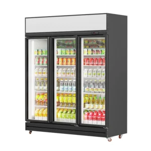 Beverage Refrigerator(Top Mount Compressor) black(3 Doors)