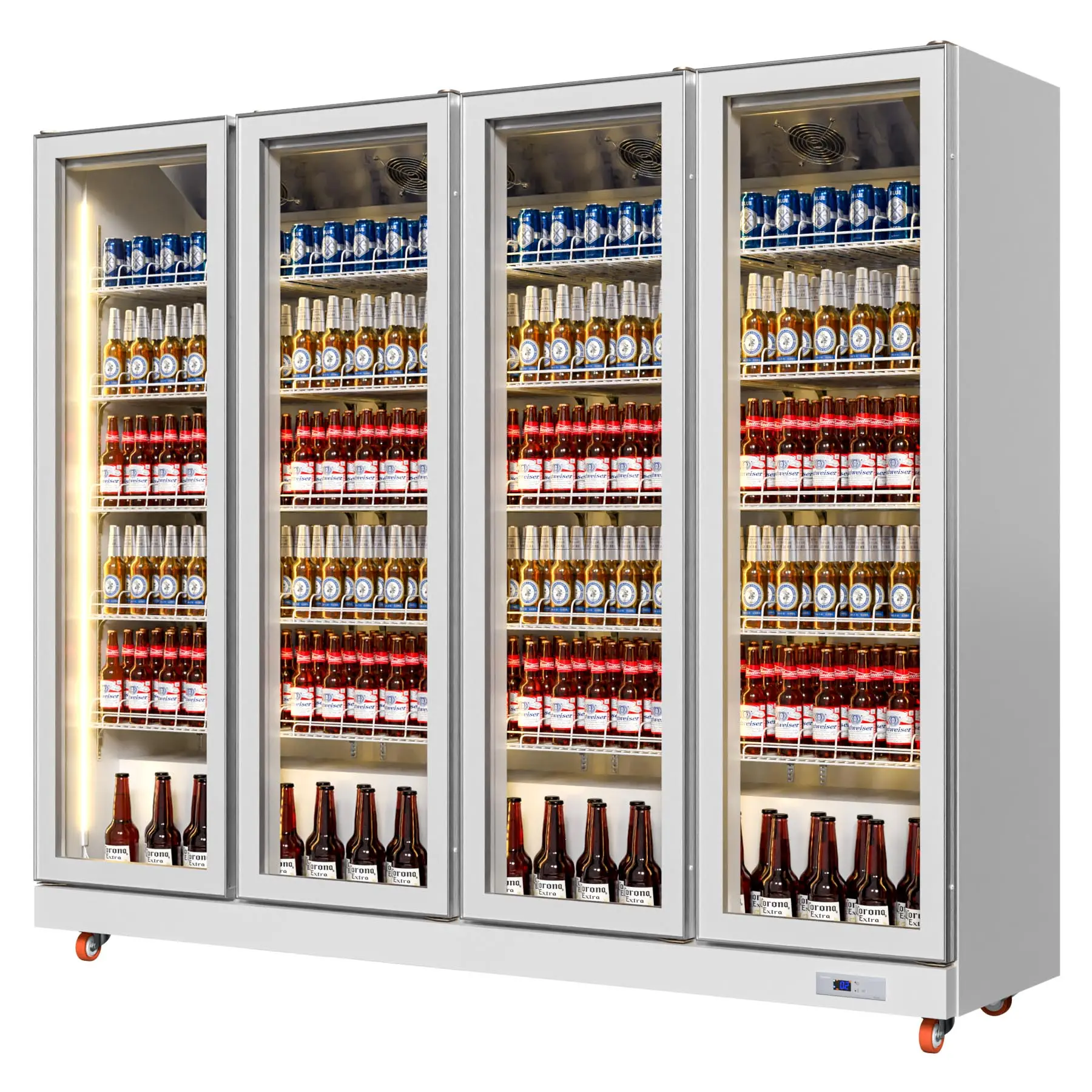 Beverage Fridge White (External Compressor)(3 Doors) - Image 2