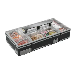 island freezer A black