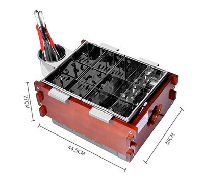 Economic Small Double Pots Japanese Food Oden