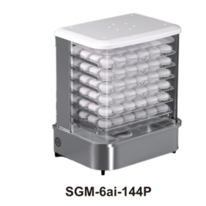 Electronic Six Layers Arc Raw Steam Bun Making Machine