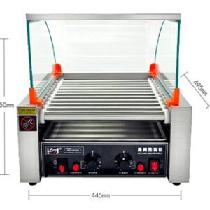 Eleven Tubes Hot Dog Roller Grill