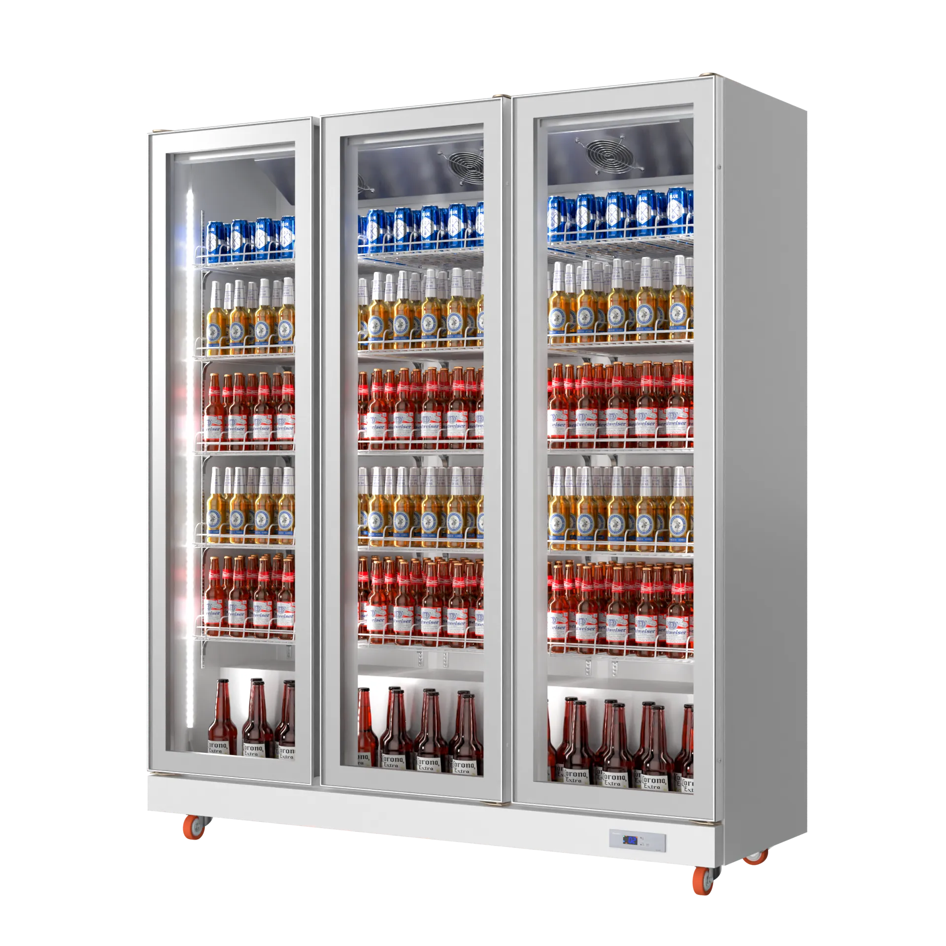 Beverage Fridge White (External Compressor)(3 Doors)