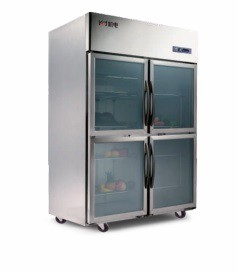 Four Small Doors Refrigerated Case