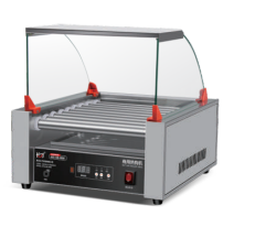 Nine Tubes Electronic Hot Dog Roller Machine