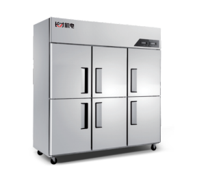 Six Doors Refrigerate and Freezer Cabinet