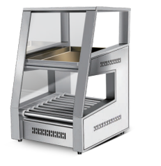 Ten Tubes Double-layer Roller Grill Hot Dog