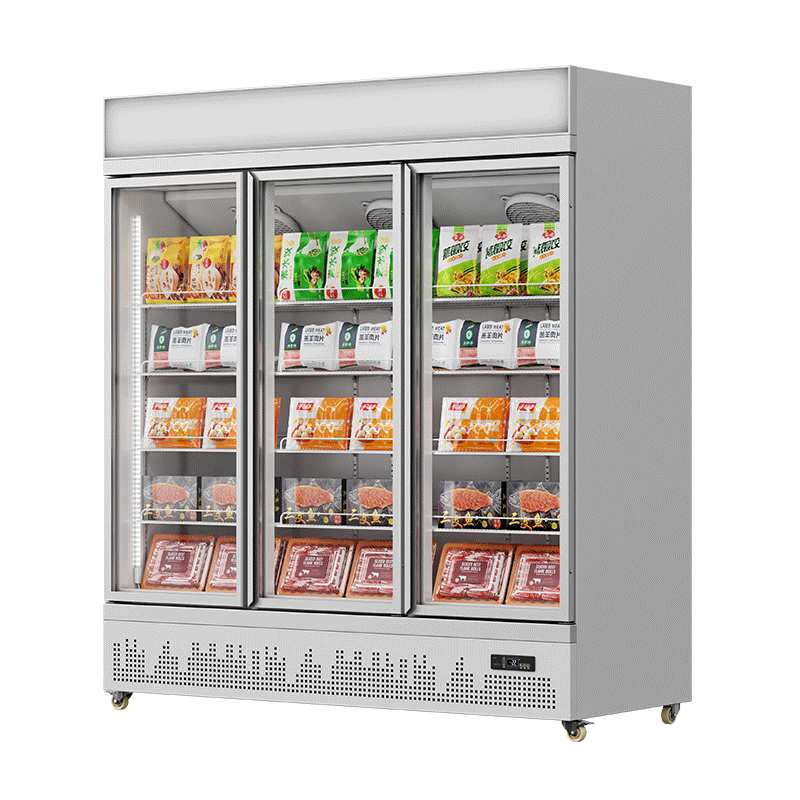 Beverage Fridge White (Top Lightbox, Upmounted Compressor)(1 Door) - Image 3