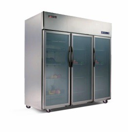 Triple Large Doors Refrigerated Display Case