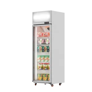 Showcase Freezer White (Top Lightbox, Upmounted Compressor)（1 Door）