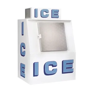 Aluminium slant front face ice merchandiser ice bag storage freezer(1 Door)